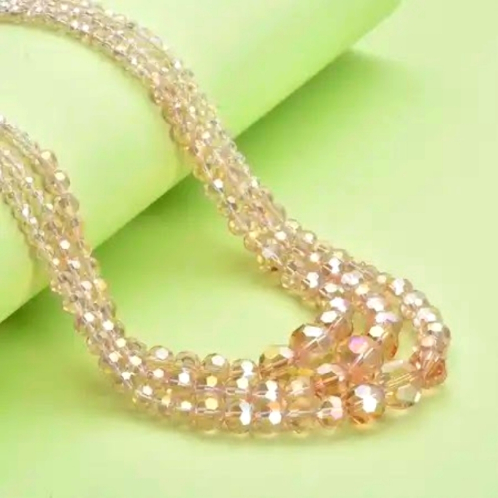 Pink Magic Glass Bead Necklace